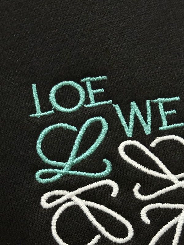 ブランドパーカー素材ディテール